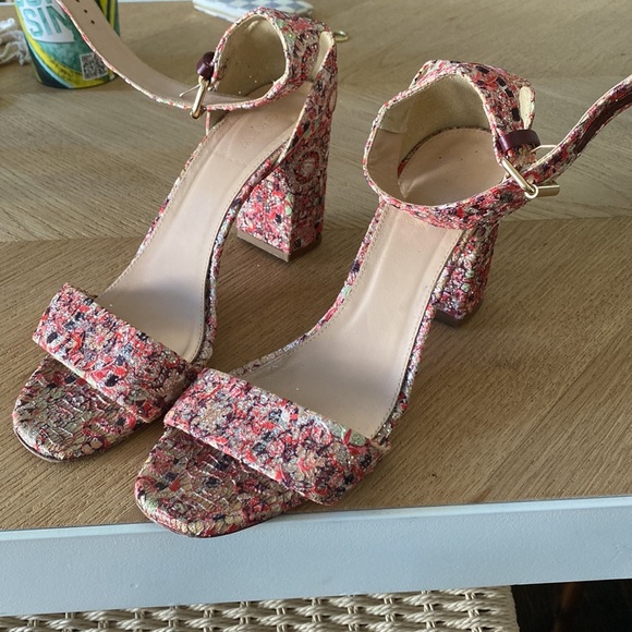 Jcrew Collection sparkle heels, size 11 - Picture 2 of 10